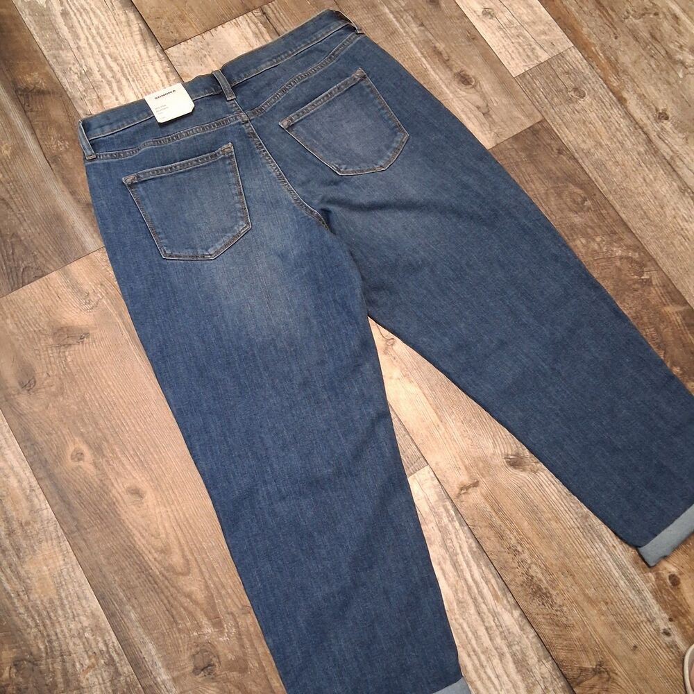 Sonoma Goods For Life Mid-Rise Relaxed Boyfriend Jean 12P Chic Casual Denim - Picture 6 of 10